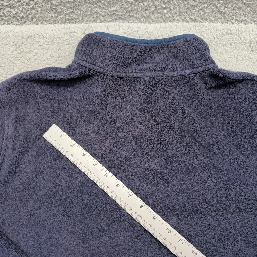 32 Degrees Heat Mens XL Navy Blue Fleece Quarter Button Pullover Sweater Jacket